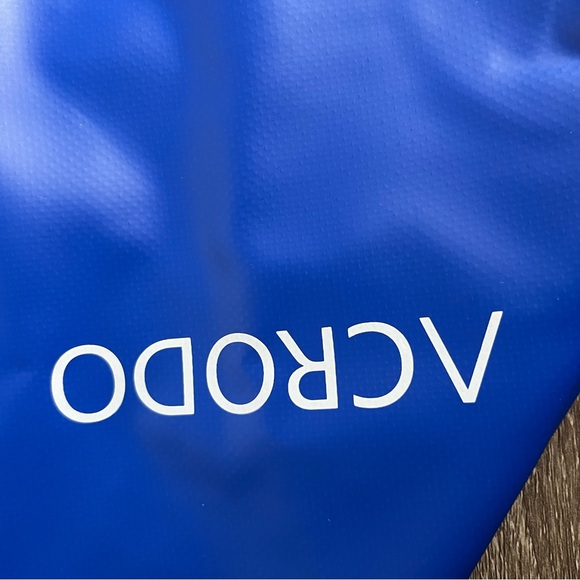 Acrodo Waterproof Dry Bag 20L Dark Blue NEW Beach Hiking Camping Boating - Picture 8 of 8